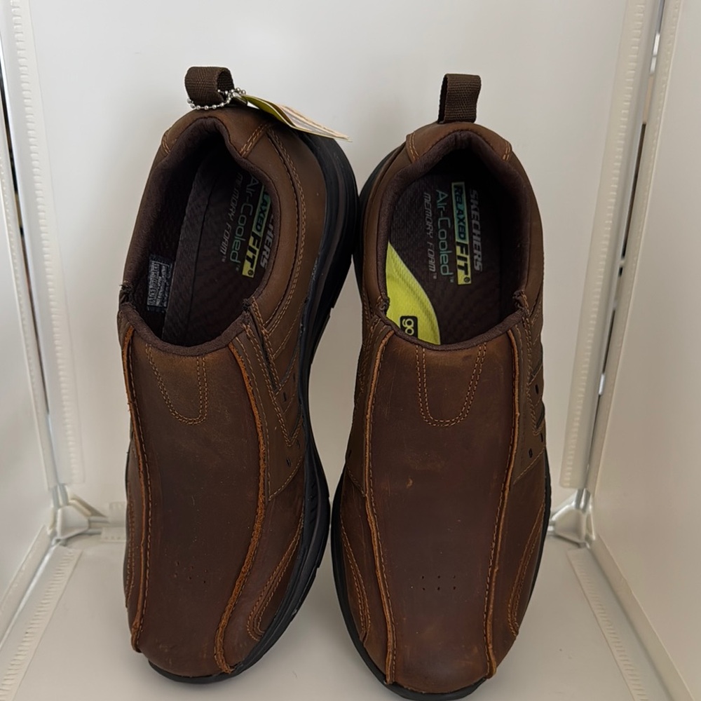Skechers Brown Loafers Slip-On Comfort